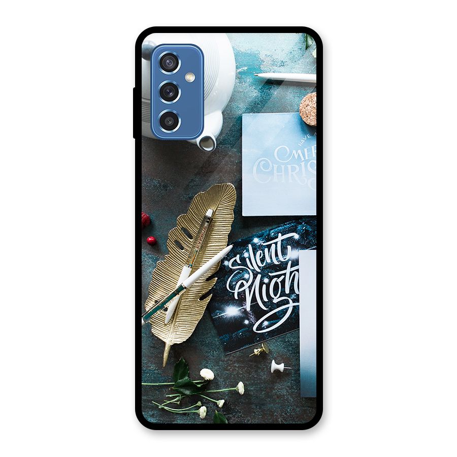 Silent Night Celebrations Glass Back Case for Galaxy M52 5G