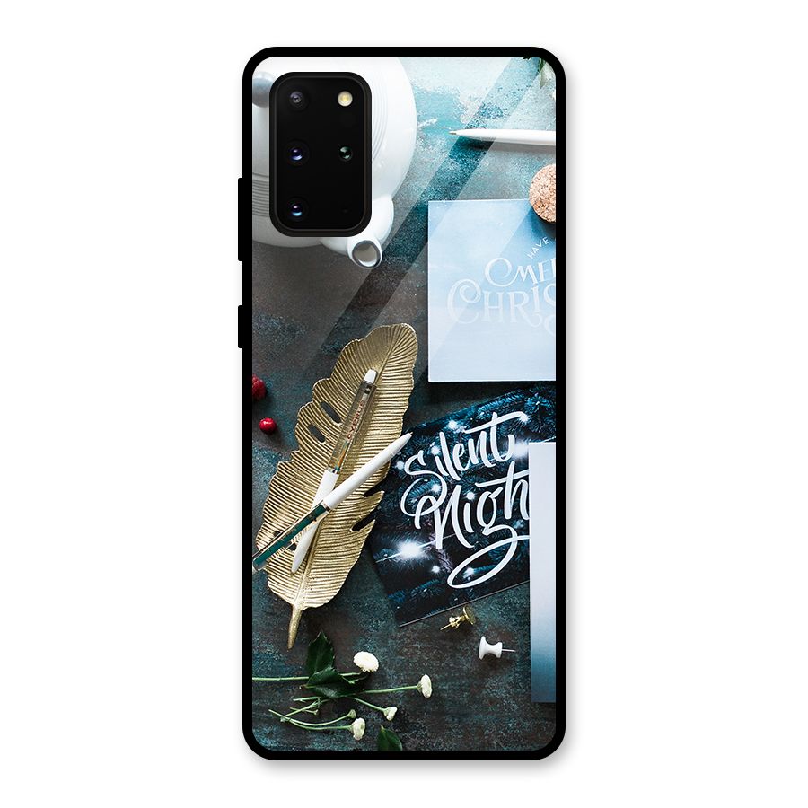 Silent Night Celebrations Glass Back Case for Galaxy S20 Plus