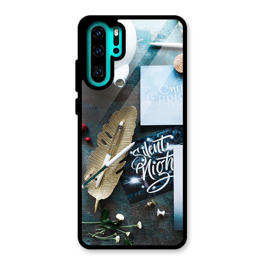 Silent Night Celebrations Glass Back Case for Huawei P30 Pro