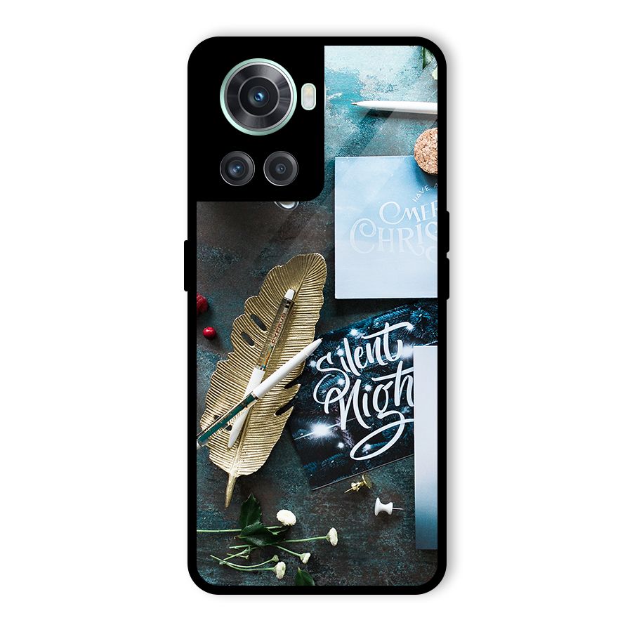 Silent Night Celebrations Glass Back Case for OnePlus 10R