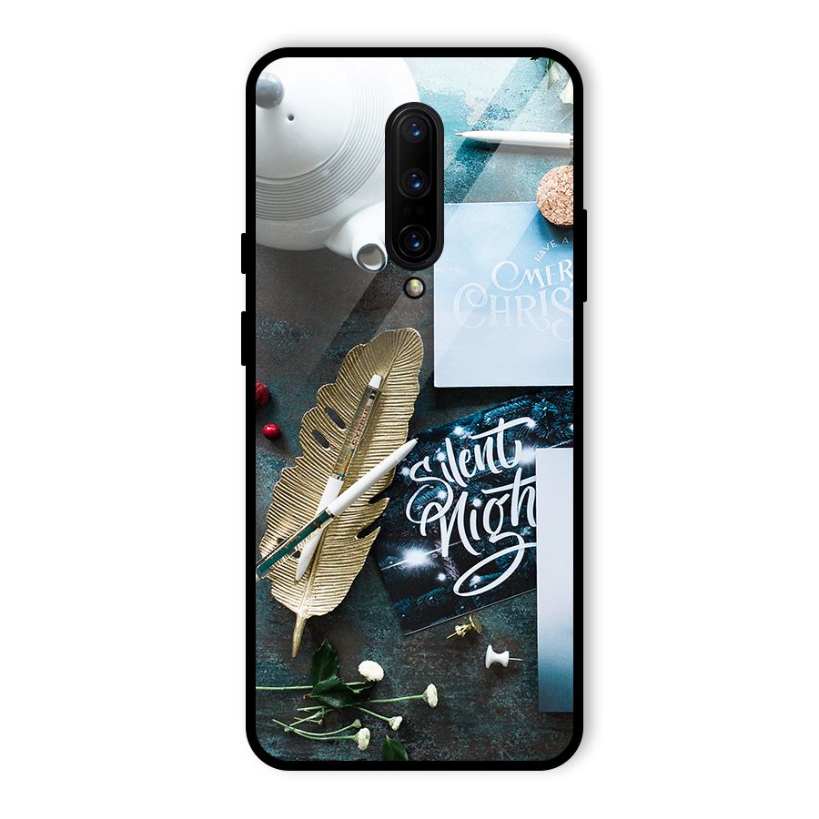Silent Night Celebrations Glass Back Case for OnePlus 7 Pro