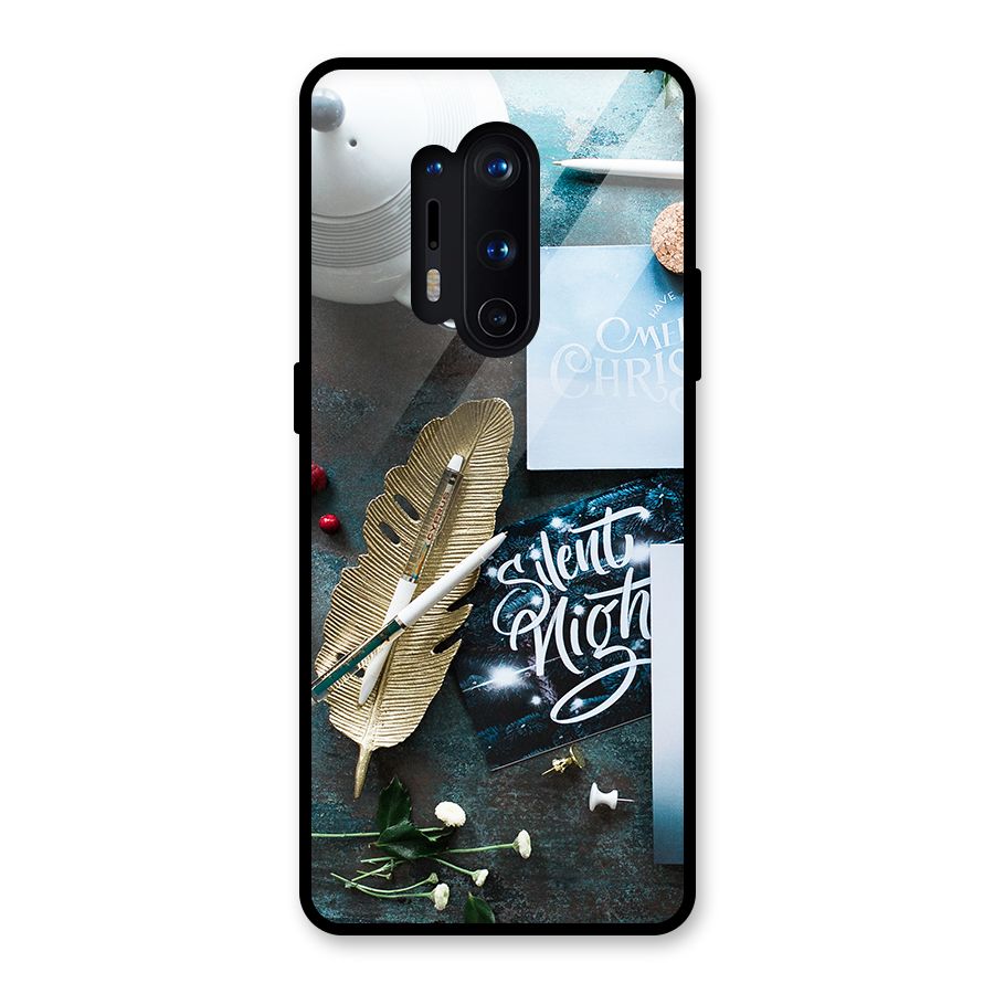 Silent Night Celebrations Glass Back Case for OnePlus 8 Pro