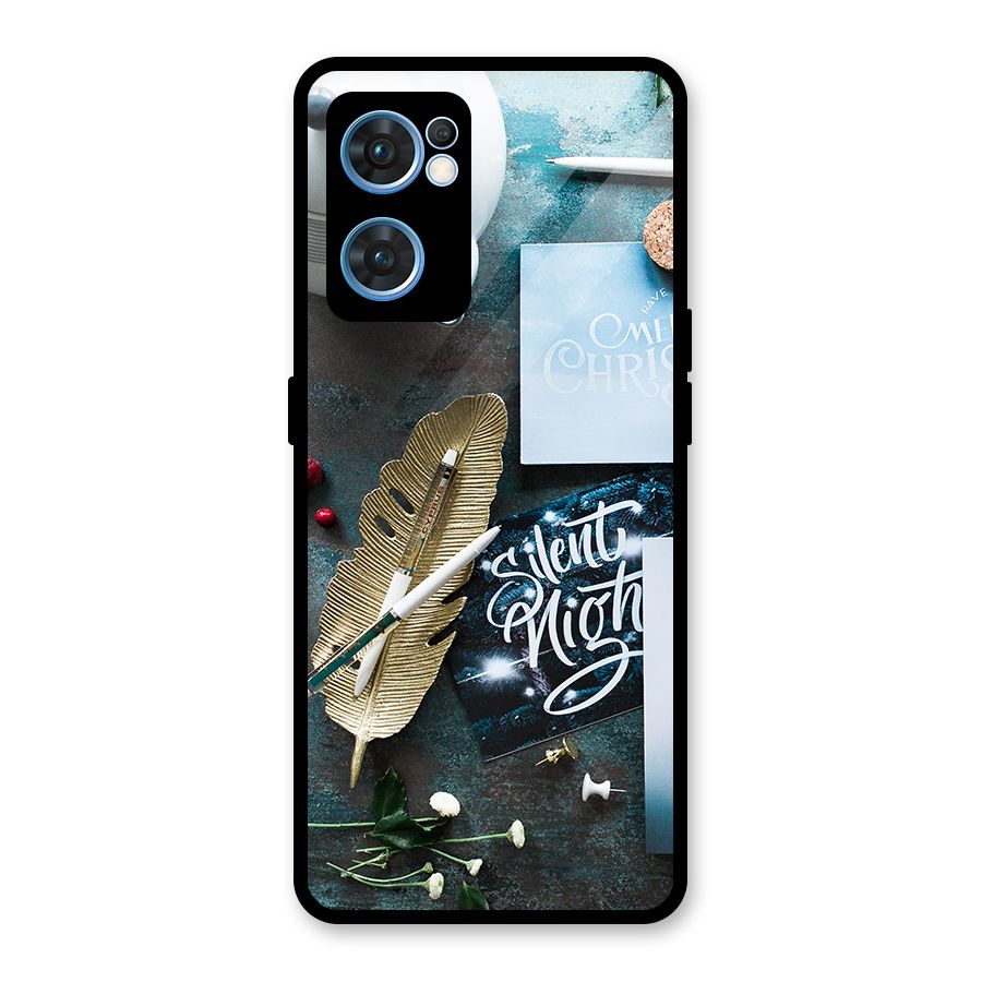 Silent Night Celebrations Glass Back Case for Oppo Reno7 5G