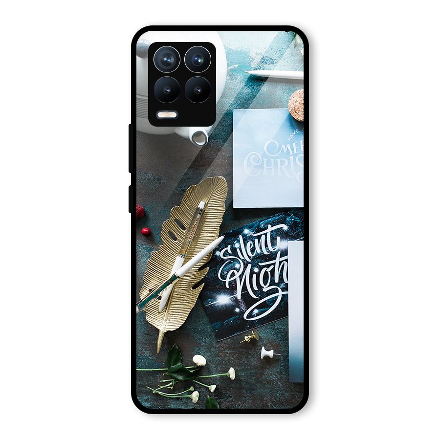 Silent Night Celebrations Glass Back Case for Realme 8 Pro