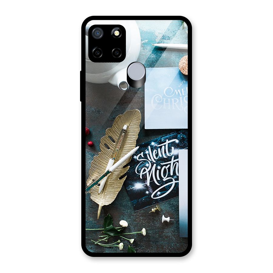 Silent Night Celebrations Glass Back Case for Realme C15