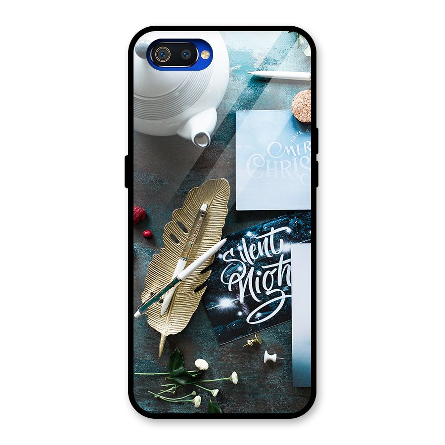 Silent Night Celebrations Glass Back Case for Realme C2