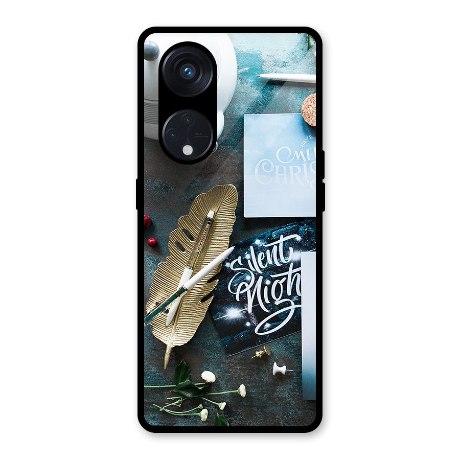 Silent Night Celebrations Glass Back Case for Reno8 T 5G