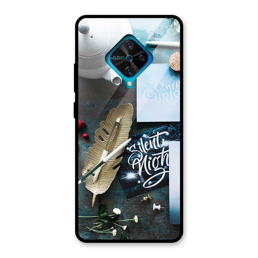 Silent Night Celebrations Glass Back Case for Vivo S1 Pro