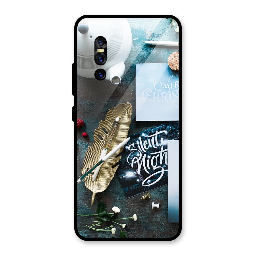 Silent Night Celebrations Glass Back Case for Vivo V15 Pro