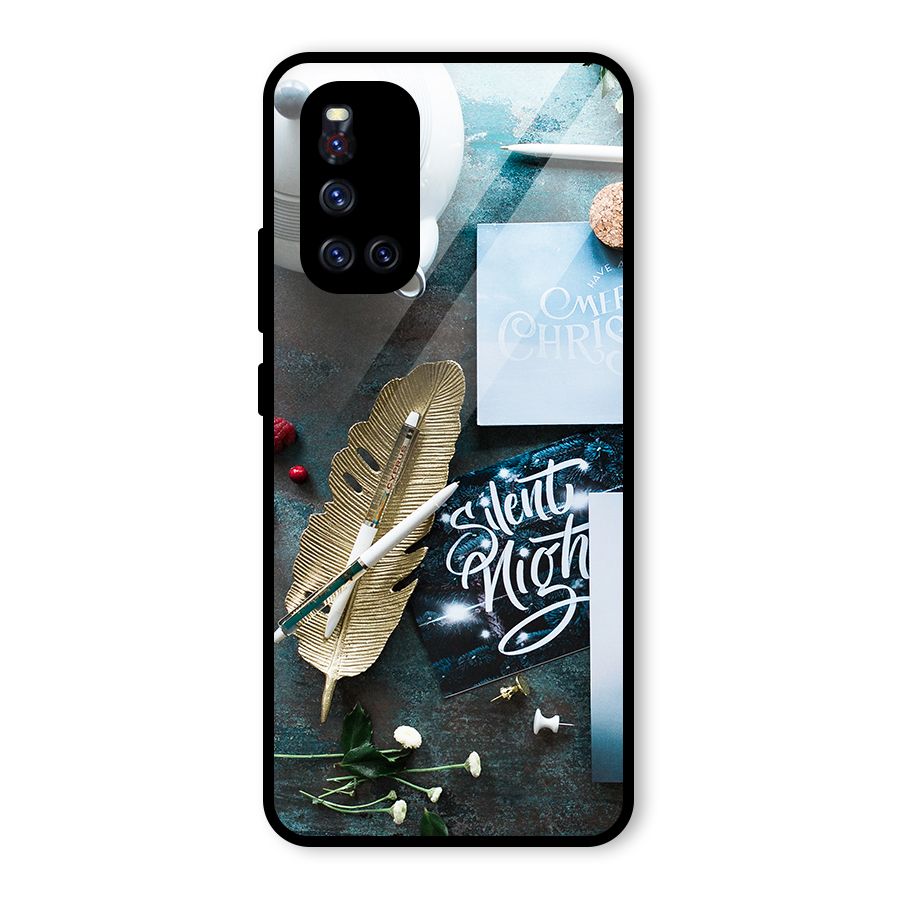 Silent Night Celebrations Glass Back Case for Vivo V19