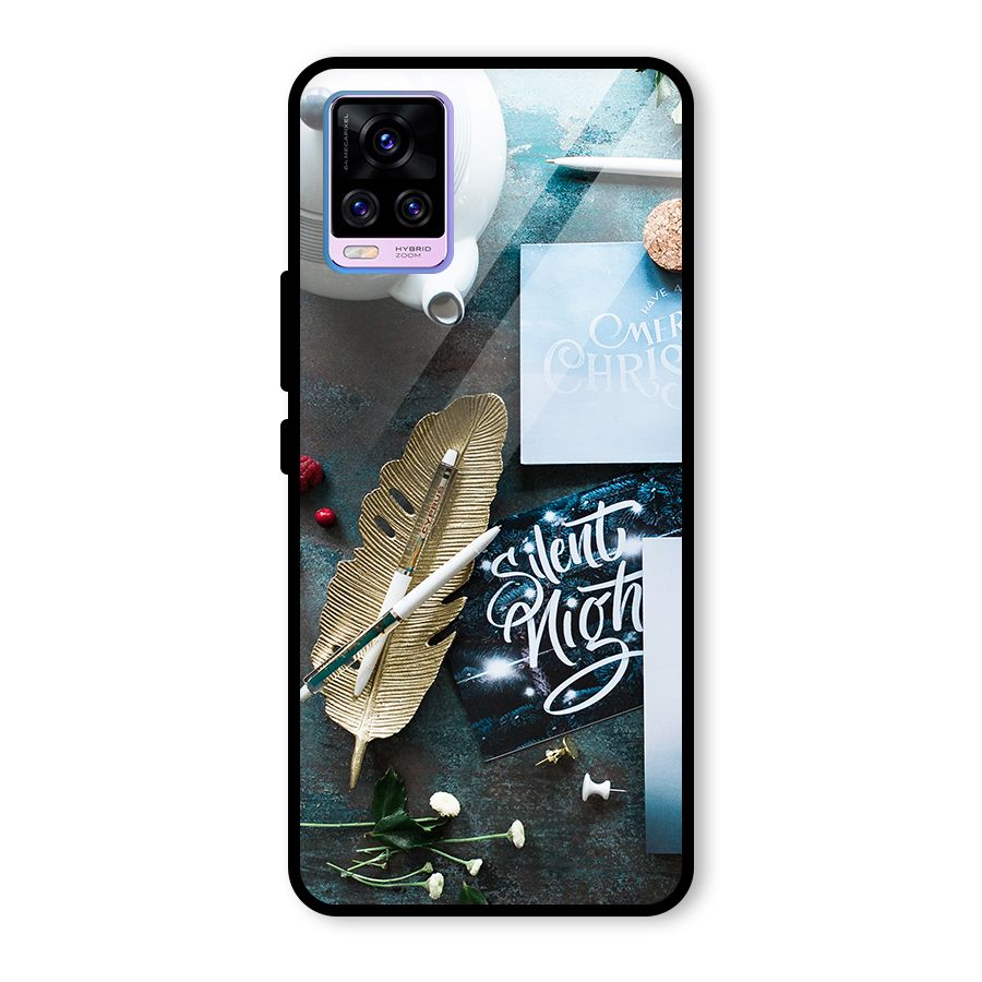 Silent Night Celebrations Glass Back Case for Vivo V20 Pro