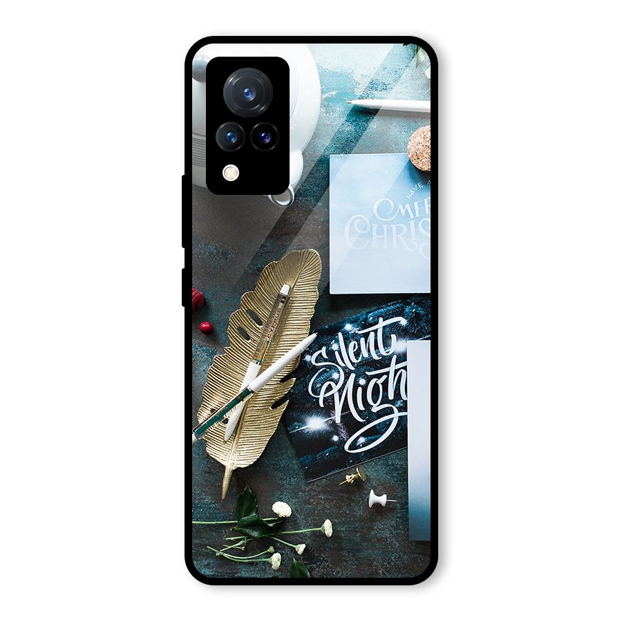 Silent Night Celebrations Glass Back Case for Vivo V21 5G