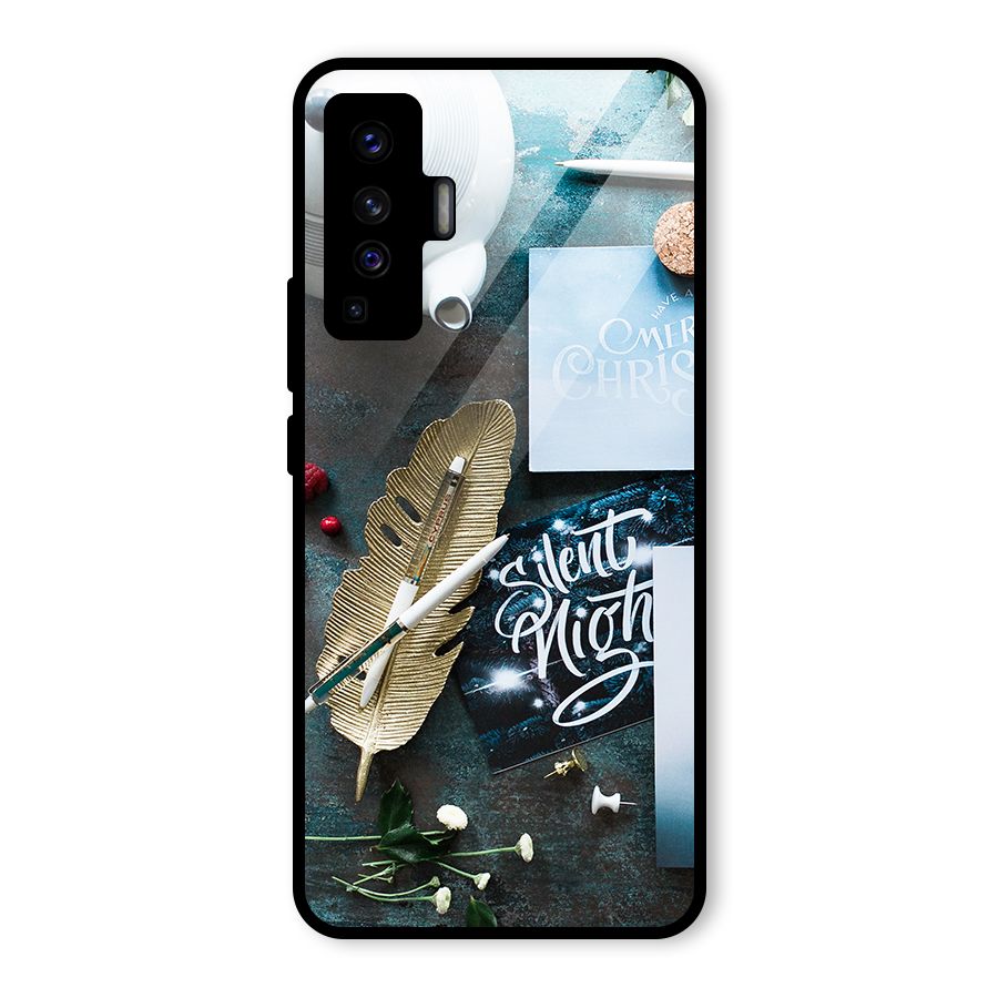Silent Night Celebrations Glass Back Case for Vivo X50
