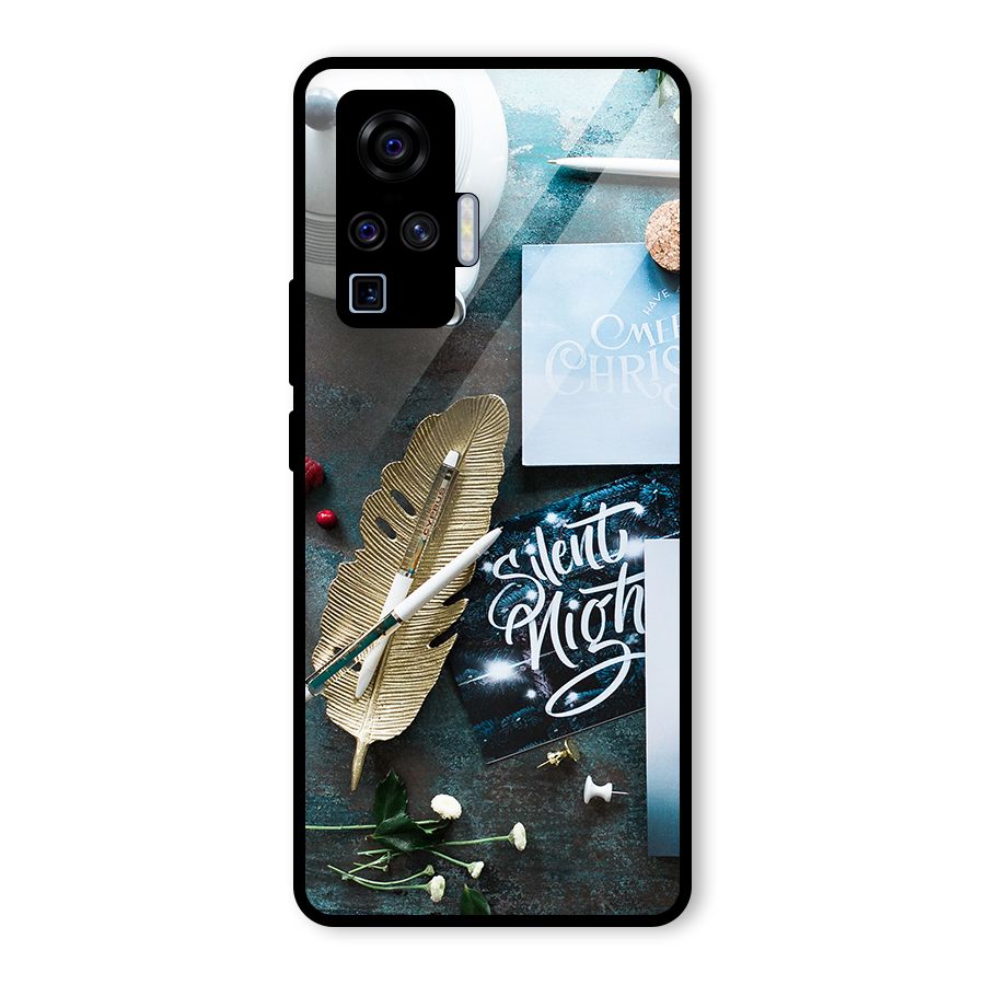 Silent Night Celebrations Glass Back Case for Vivo X50 Pro