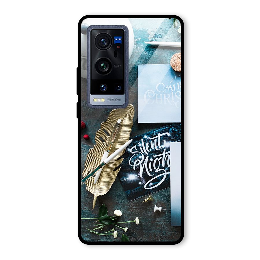 Silent Night Celebrations Glass Back Case for Vivo X60 Pro Plus