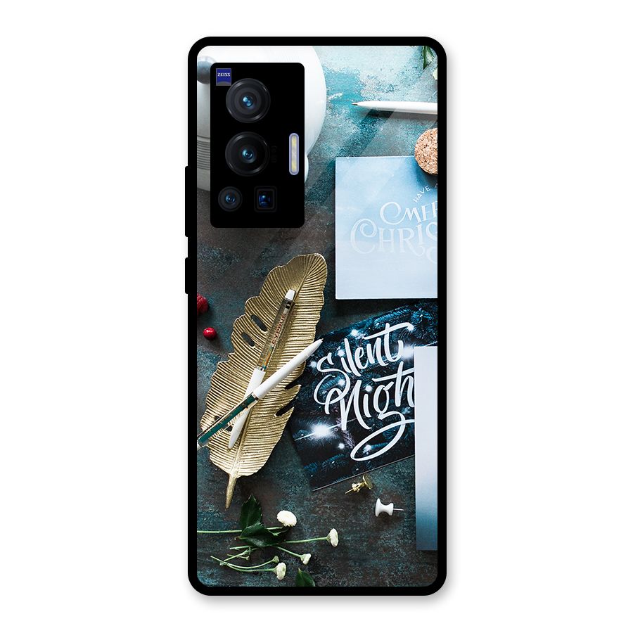 Silent Night Celebrations Glass Back Case for Vivo X70 Pro