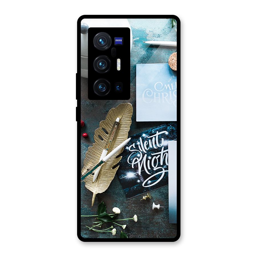 Silent Night Celebrations Glass Back Case for Vivo X70 Pro Plus