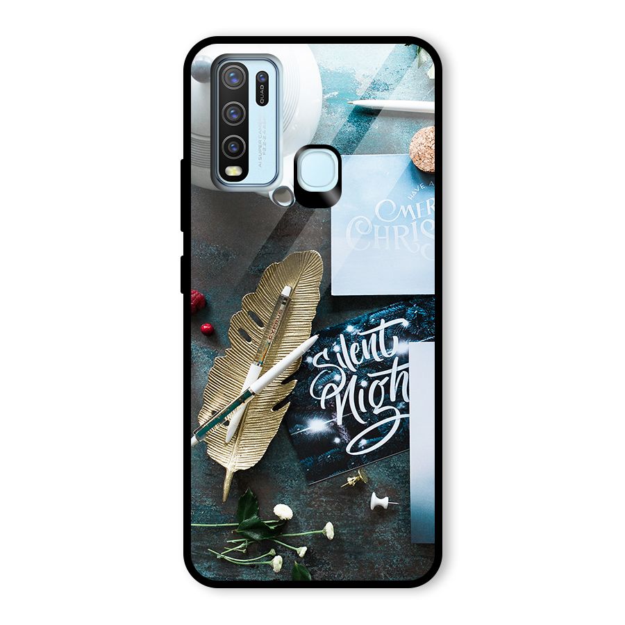 Silent Night Celebrations Glass Back Case for Vivo Y30