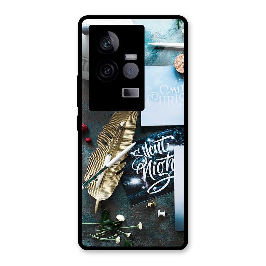 Silent Night Celebrations Glass Back Case for Vivo iQOO 11 5G