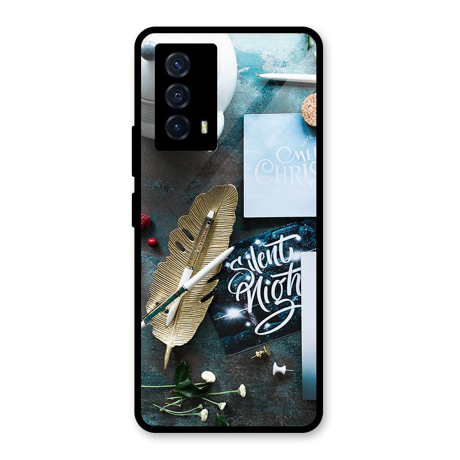 Silent Night Celebrations Glass Back Case for Vivo iQOO Z5