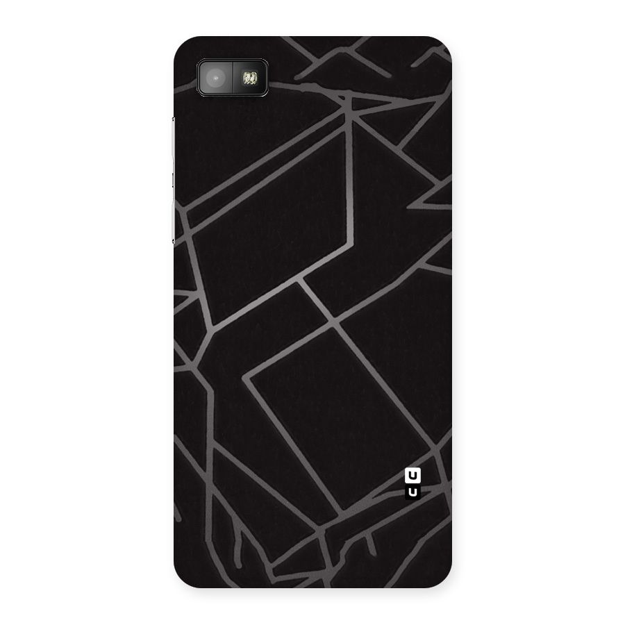 Silver Angle Design Back Case for Blackberry Z10