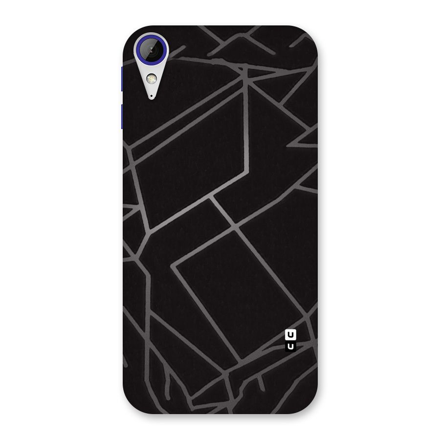 Silver Angle Design Back Case for Desire 830