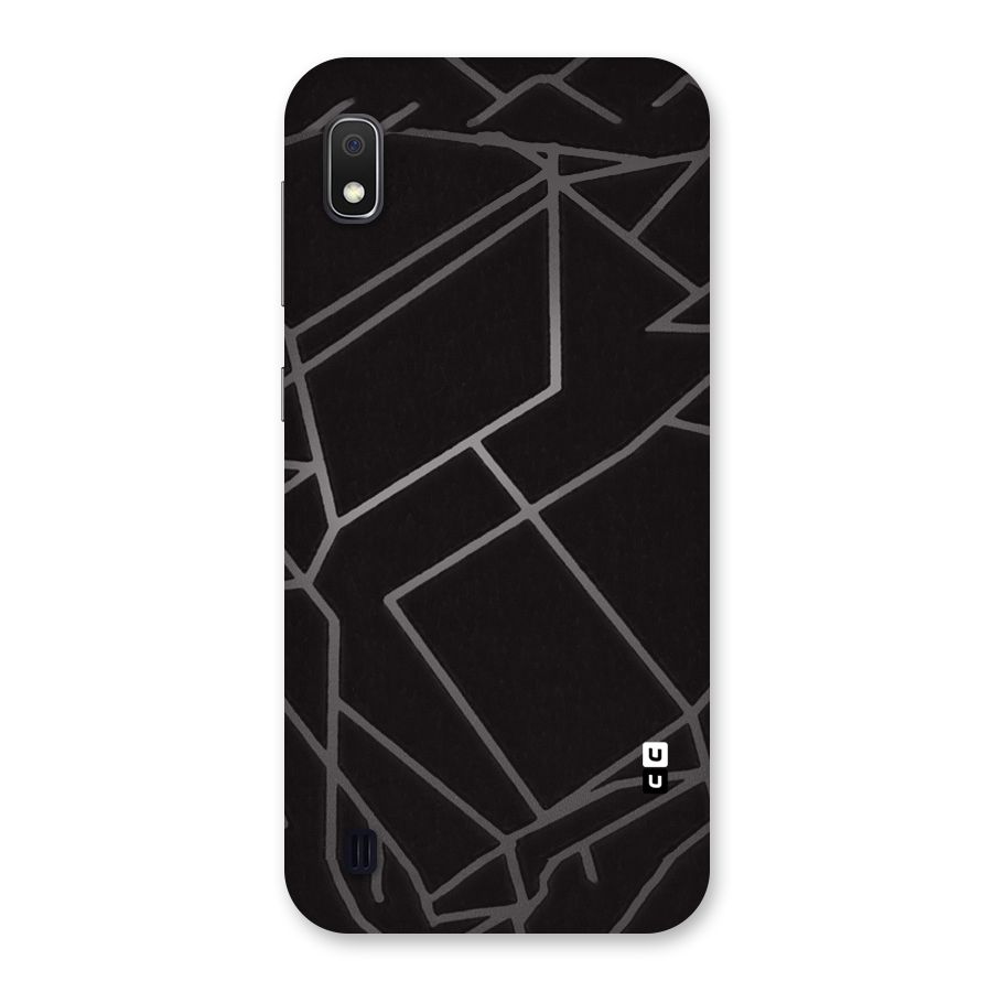 Silver Angle Design Back Case for Galaxy A10