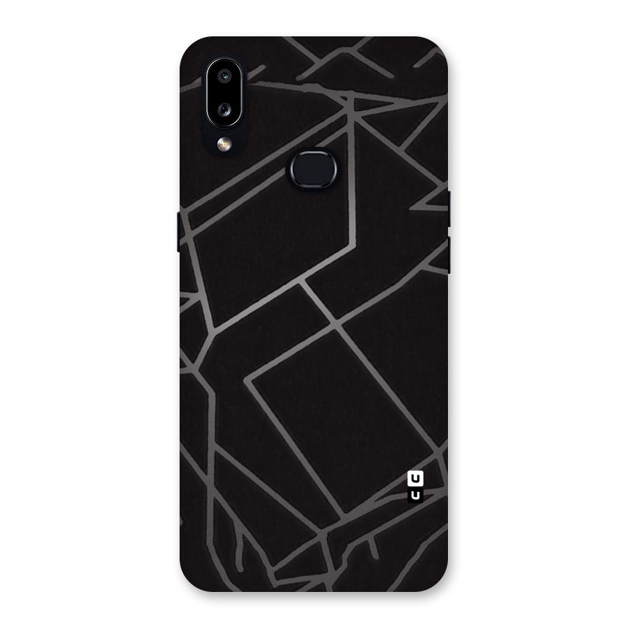 Silver Angle Design Back Case for Galaxy A10s