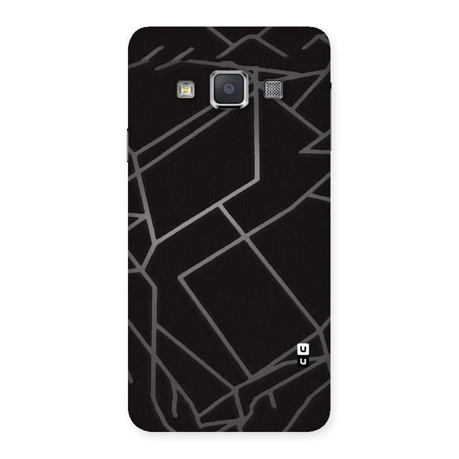 Silver Angle Design Back Case for Galaxy A3