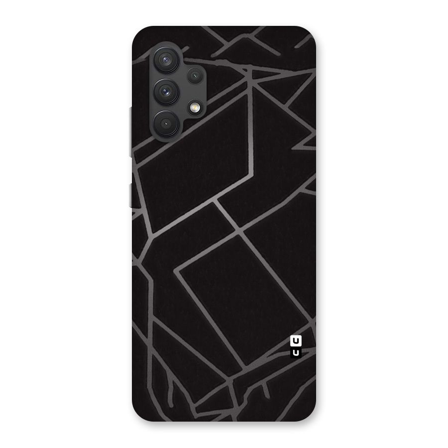 Silver Angle Design Back Case for Galaxy A32