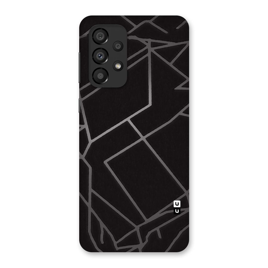 Silver Angle Design Back Case for Galaxy A33 5G
