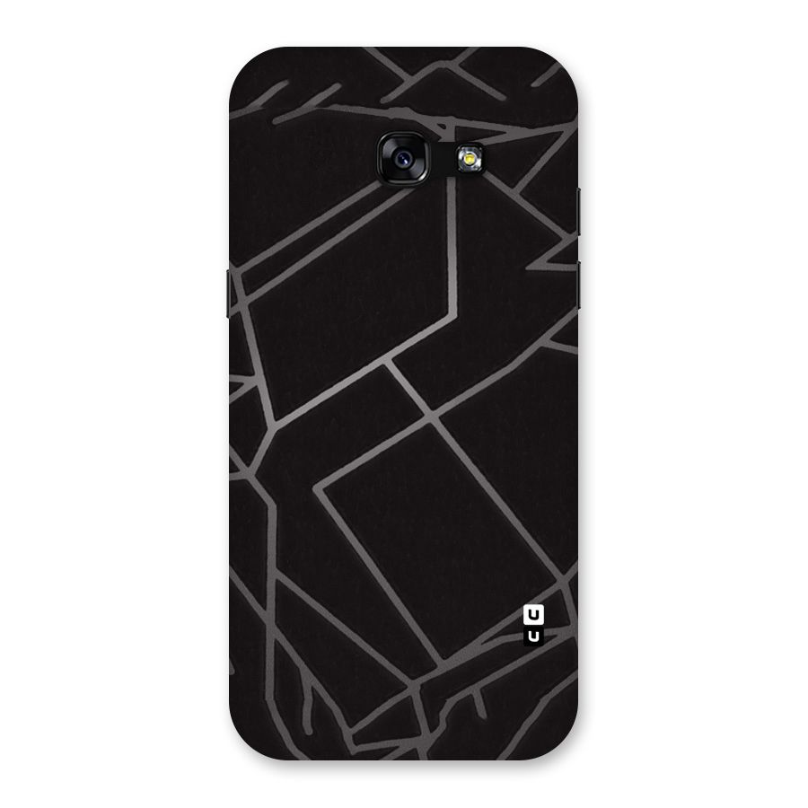 Silver Angle Design Back Case for Galaxy A5 2017