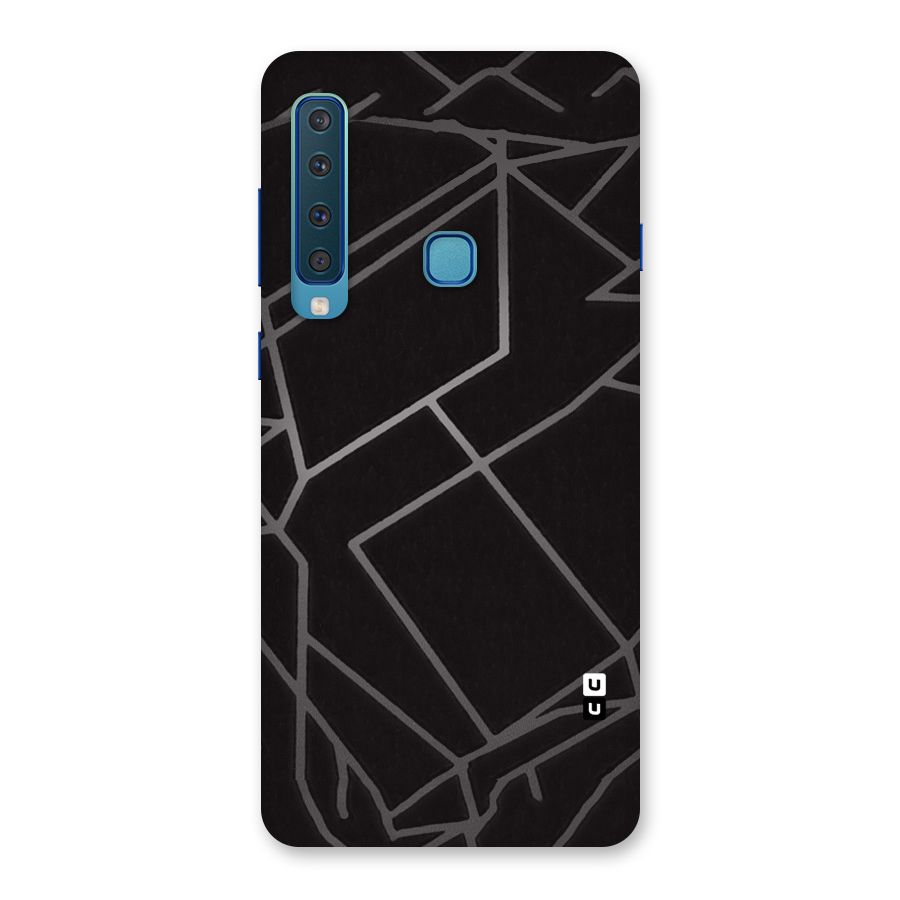 Silver Angle Design Back Case for Galaxy A9 (2018)