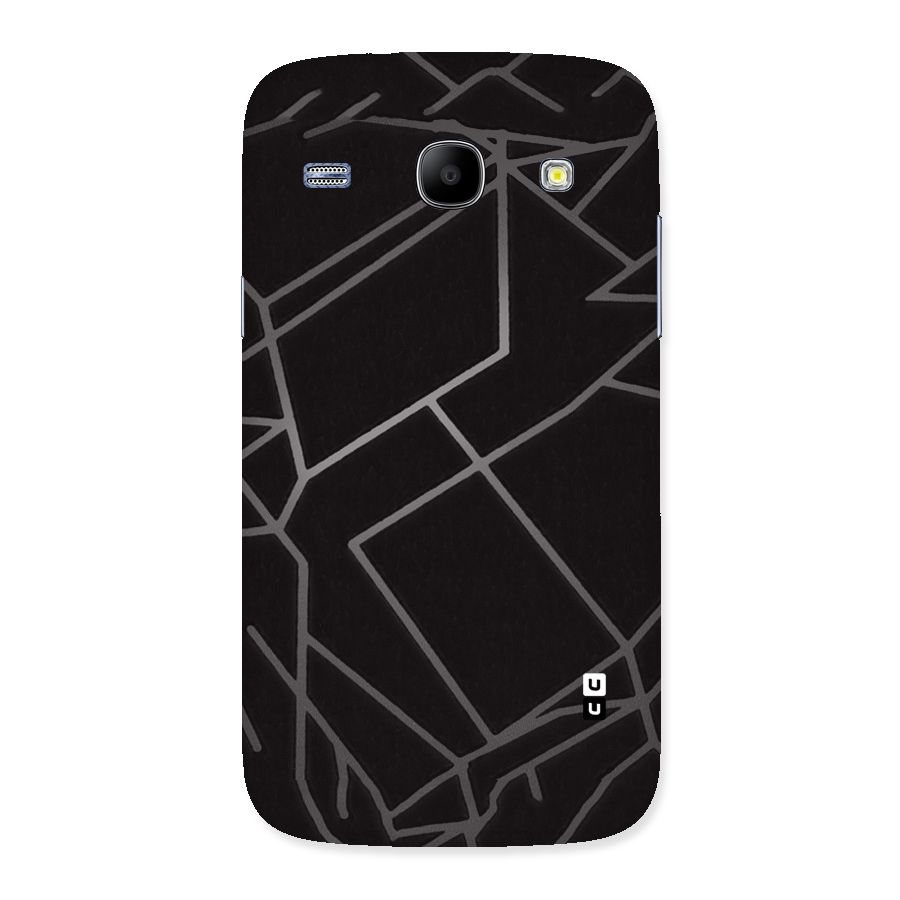 Silver Angle Design Back Case for Galaxy Core