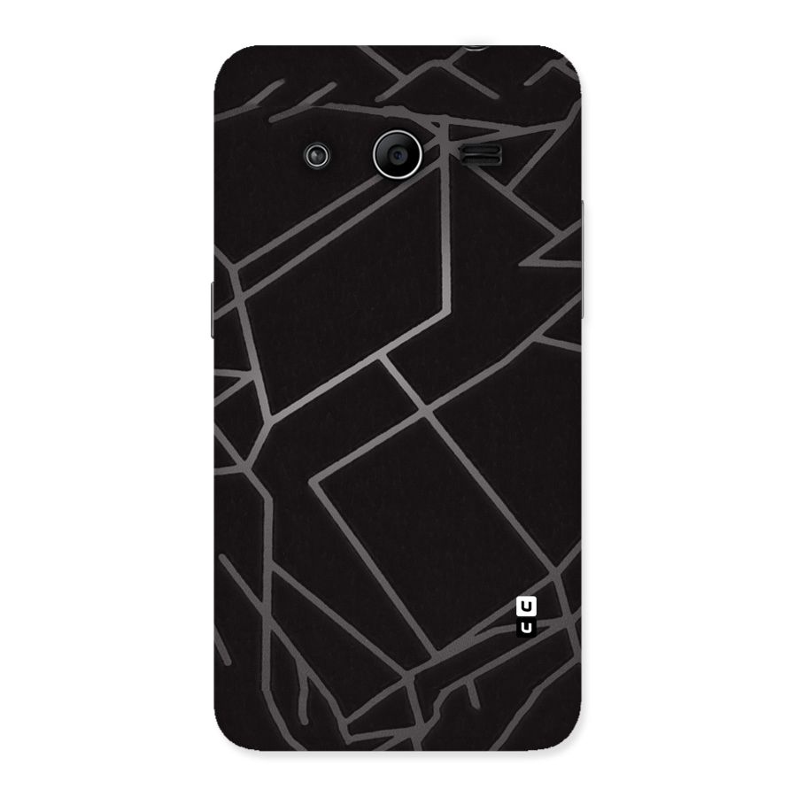 Silver Angle Design Back Case for Galaxy Core 2