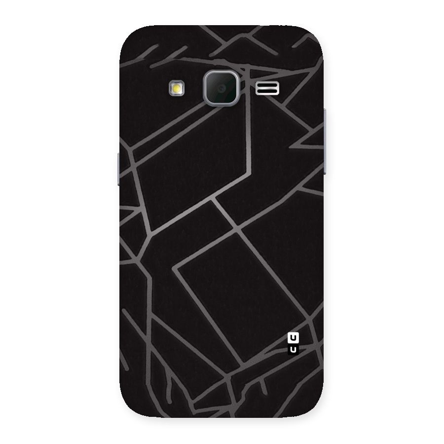 Silver Angle Design Back Case for Galaxy Core Prime