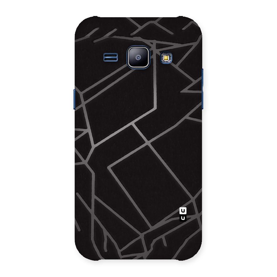 Silver Angle Design Back Case for Galaxy J1
