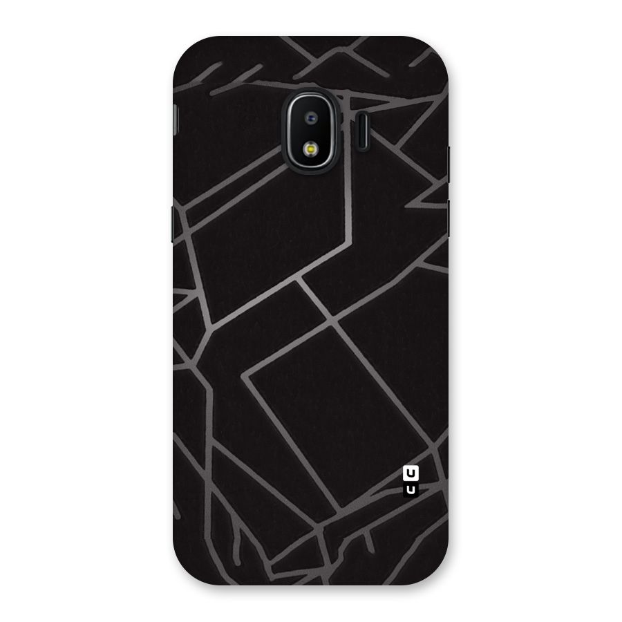 Silver Angle Design Back Case for Galaxy J2 Pro 2018