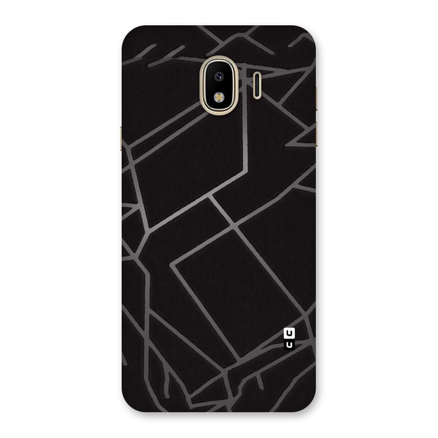 Silver Angle Design Back Case for Galaxy J4