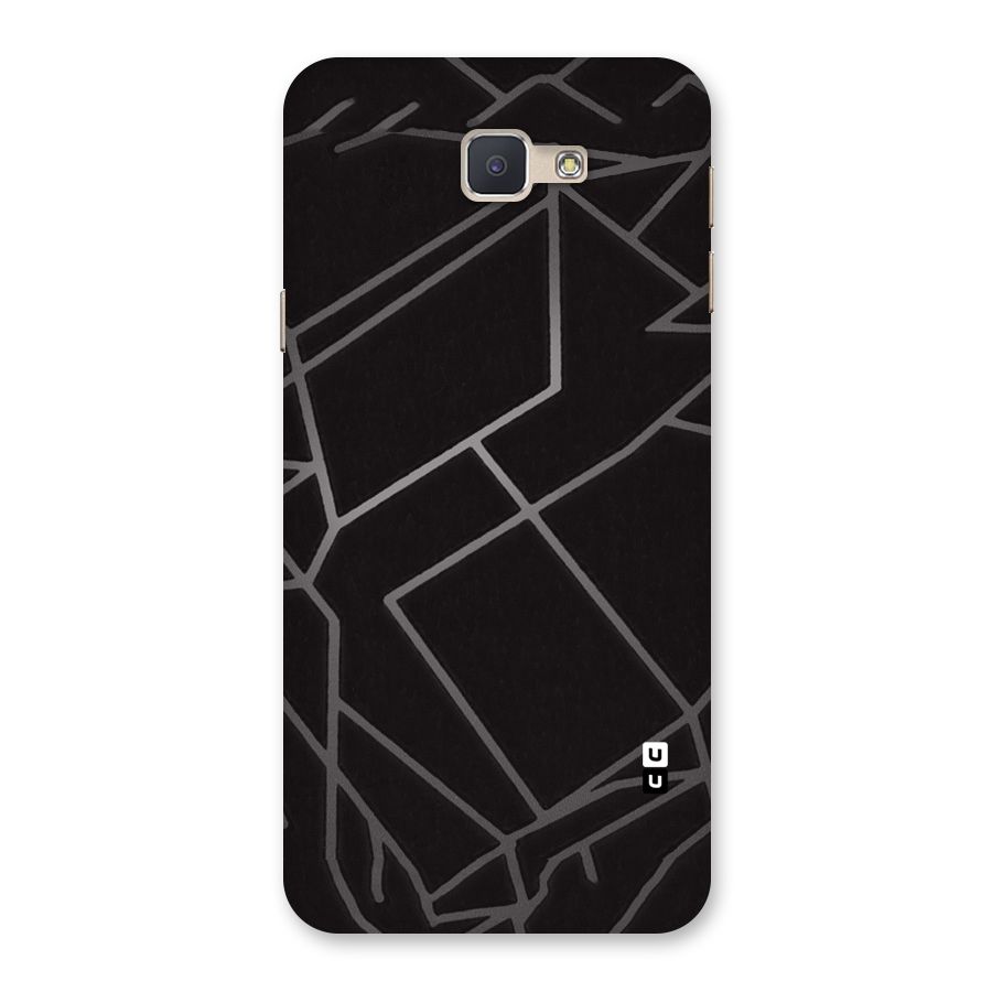 Silver Angle Design Back Case for Galaxy J5 Prime