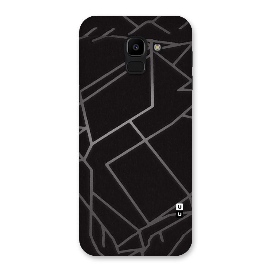 Silver Angle Design Back Case for Galaxy J6