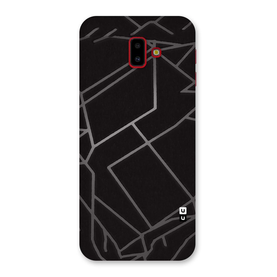 Silver Angle Design Back Case for Galaxy J6 Plus