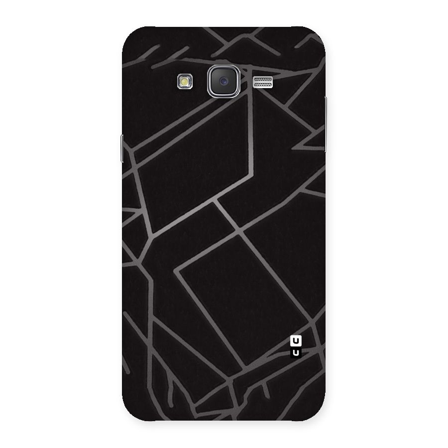 Silver Angle Design Back Case for Galaxy J7