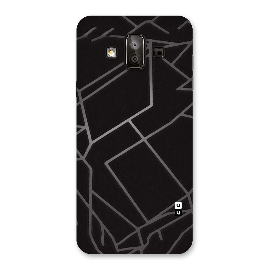Silver Angle Design Back Case for Galaxy J7 Duo