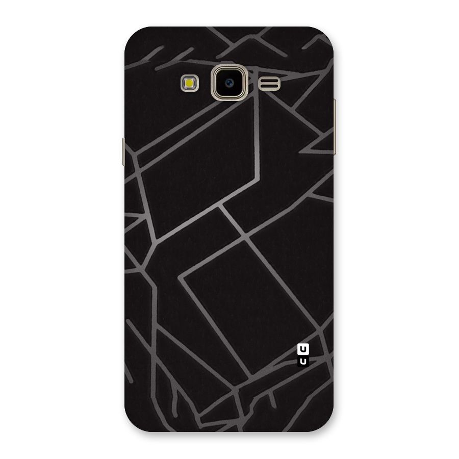 Silver Angle Design Back Case for Galaxy J7 Nxt