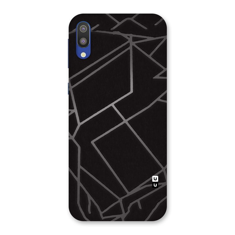 Silver Angle Design Back Case for Galaxy M10