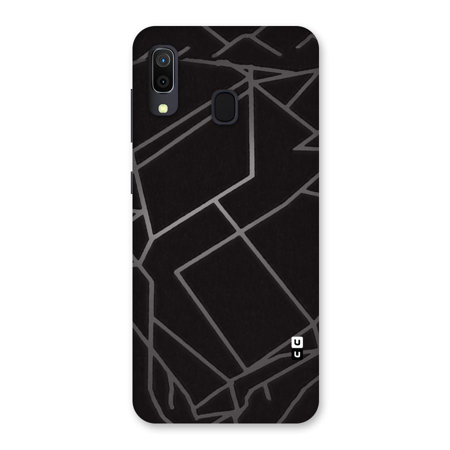Silver Angle Design Back Case for Galaxy M10s