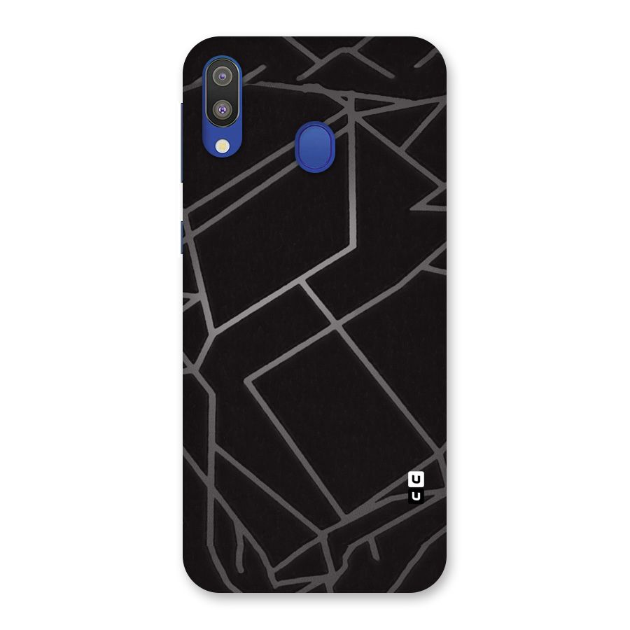 Silver Angle Design Back Case for Galaxy M20