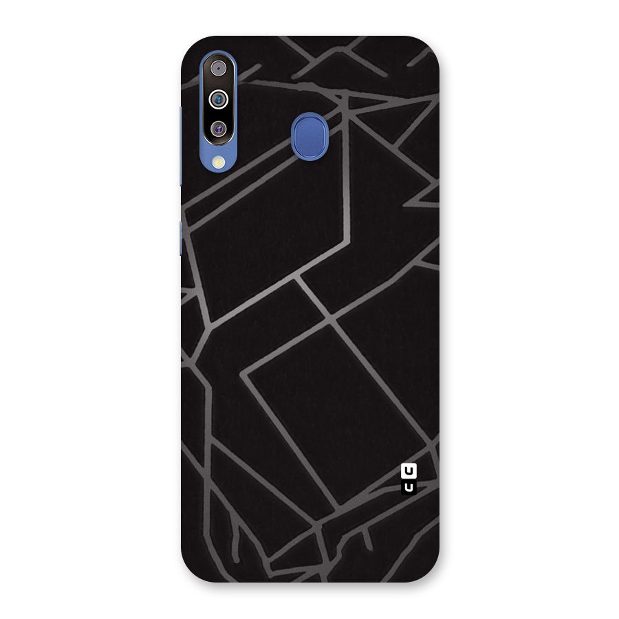 Silver Angle Design Back Case for Galaxy M30