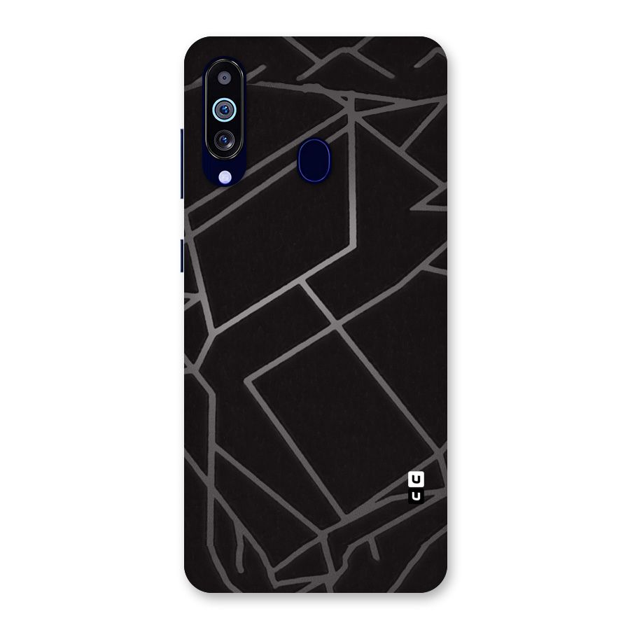 Silver Angle Design Back Case for Galaxy M40